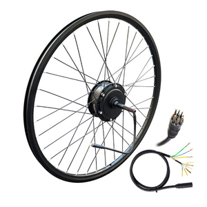 <span class=keywords><strong>Moteur</strong></span> Arrière Électrique à Moyeu pour Vélo et Ebike, 36V 48V 350W 500W, 26 27.5 29 Pouces, Sans Balais à Engrenages DC - Product Image 2