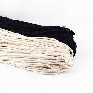 Deepeel CD015 4mm 100% corda di cotone naturale colore macramè stringa decorativa <span class=keywords><strong>per</strong></span> fai da te accessori fatti a mano borse indumenti <span class=keywords><strong>scarpe</strong></span> - Product Image 1