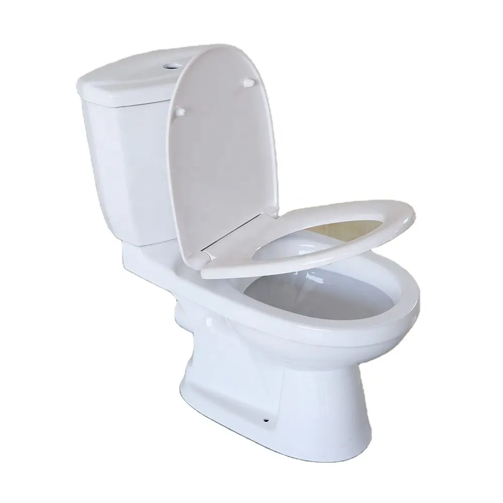 مصنع بالجملة الحمام قطعة مجموعة صوان سعر اثنين المرحاض السيراميك الأبيض مرحاض ملون عاء للمعوقين