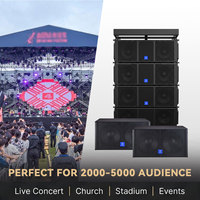 Système de sonorisation acoustique de ligne CHORDIO CF210 Premium, configuration complète d'enceintes de scène pour salles polyvalentes et auditoriums