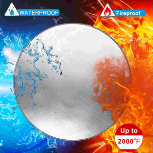 YHX 20 24 28 30 32 36 38 40 Inch Round and Square Fireproof Outdoor Camping BBQ <strong>Fire</strong> Pit Lawn <strong>Mat</strong> <strong>Fire</strong> Blanket Gas <strong>Fire</strong> Pit <strong>Mat</strong> - Product Image 3