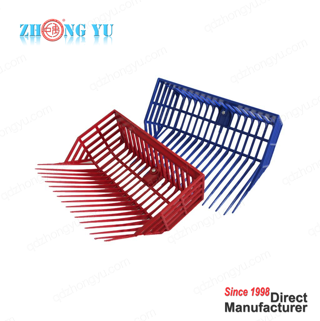 Indestructible manure fork with durable lightweight aluminum handle manure fork head Products