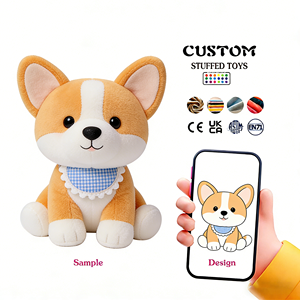 Factory Directly Produced Yellow <strong>Plush</strong> Toy <strong>Cats</strong> with Embroidery Craftsmanship High Quality <strong>Plush</strong> Toys Customized Doll Service - Product Image 2
