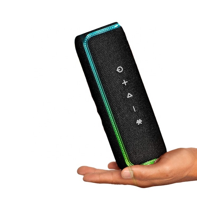 Customization Brand New F9 Waterproof Wireless Bluetooths Audio Speaker with Colorful Light Strap and Drum Beats Function