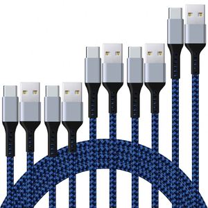 Factory Wholesale <b>USB</b> <b>C</b> Fast Data <b>Cable</b> Nylon Braided Sync Cord for Samsung High-Speed <b>USB</b> Data Transfer <b>Cable</b> - Product Image 1