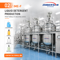 Homogénéisateur industriel 3000L pour la fabrication de détergent liquide et de shampoing, pompe à moteur AC, matériau SUS316, production à grande échelle
