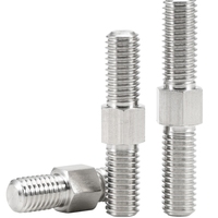 Dual Thread Stud Bolt M6-M100 Metric Stainless Steel Double End Threaded Rod for Mechanical Power Plant Valve Assembly