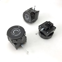 Bouton de réglage de résistance magnétique à 8 vitesses pour vélo d'exercice pliable, accessoires d'équipement de fitness en plastique à réglage fin