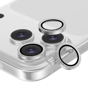 กระจกนิรภัย9H อลูมิเนียมโลหะป้องกันการกระแ<span class=keywords><strong>ท</strong></span>กสำหรับ iPhone 17 16 15 PRO MAX - Product Image 1