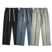 Offre Spéciale Baggy surdimensionné décontracté Vintage Denim pantalon doux Streetwear Hiphop mode coton jean pour homme