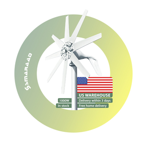 SMARAAD 1000W DDP Wind US Store SS-1KW 48V Horizontal Wind and Solar Power System for Home Use S-1000 48V US Horizontal Wind Tur - Product Image 4
