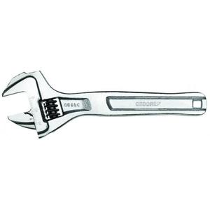 GEDORE - 3100251 Clé à molette simple ouverte de 15 ° pouce-EAN 4010886952702 WRENCHES WJUSTABLE WRENCHES - Product Image 1