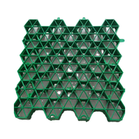 Dalles de gazon en plastique HDPE haute résistance, grille perméable, géosynthétiques pour aménagement paysager industriel, parking, allée