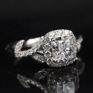 Anello Principessa Quadrato per Donne, Elegante Stile Promessa, Accessorio Gioiello per Outfit Quotidiani e Feste - Product Image 2