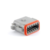 Amphenol AT06-12SA-carcasa de conector tipo a, Conector de 12 vías