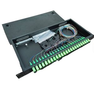 Hondao ODF fiber optic <span class=keywords><strong>Patch</strong></span> Panel HD-ODF12/24 core 24 Port LC Duplex 24-288 lõi bao vây hộp thiết bị đầu cuối 1U - Product Image 2