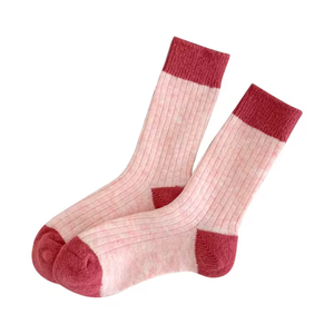 Calcetines S042504JY de alta calidad, económicos y <span class=keywords><strong>muy</strong></span> vendidos, con dos capas de tejido acanalado, color blanco, y calcetines de algodón. - Product Image 5