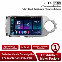 Autoradio Android pour Toyota Yaris 2012-2017 9 pouces IPS Lecteur multimédia vidéo GPS Navigation CarPlay Écran tactile