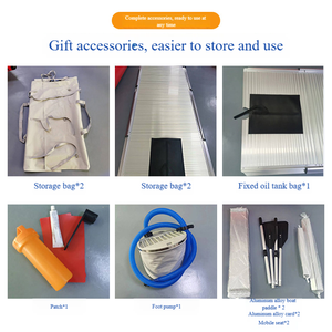 Bateau de rafting, bateau de rafting multi-personnes, embarcation de rafting non motorisée, bateau gonflable en PVC épaissi à double couche - Product Image 3