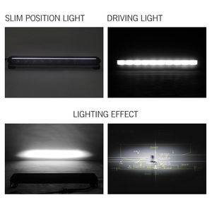 Diseñado sin tornillos 42 pulgadas 60W 16000LM 6500K Combo IP68 e IP69K Barra de luz LED todoterreno de una sola fila a prueba de agua - Product Image 4