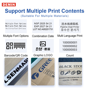 Demin p70uv chữa đèn máy in phun in QR mã carton nhôm lá Túi Carton tự động nhanh chóng làm khô mã hóa máy - Product Image 4
