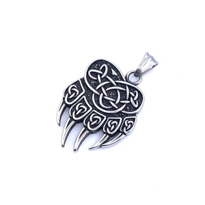 <b>Titanium</b> Steel Viking Celtic Pendant Geometric Design Unisex Necklace Gift 216059 - Product Image 4