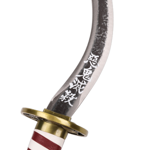 Espada Nichirin de Anime Japonés Demon Slayer de 104 cm, de Alta Calidad y Bajo Precio, Espada <span class=keywords><strong>Obanai</strong></span> <span class=keywords><strong>Iguro</strong></span>, Katana Real - Product Image 5