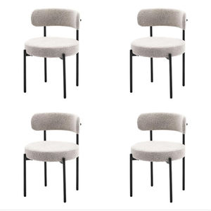 Silla Tapizada de Tela de Lujo Moderna para Sala de Estar al por Mayor Silla de Terciopelo Personalizada para Restaurante y Comedor - Product Image 3