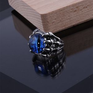 개성적인 펑크 패션 주얼리 남성 반지 악마의 눈 반지 여성용 합금 맞춤 반지 - Product Image 4