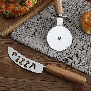 Cortador de <span class=keywords><strong>Pizza</strong></span> de Acero Inoxidable con Diseño Mini y Logotipo Personalizado para Pizzas Pequeñas y Aperitivos, Juego de Cuchillos para <span class=keywords><strong>Pizza</strong></span> y Pan - Product Image 4