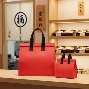 Portable Reusable Non-Woven Cooler Thermal Bag Foldable Waterproof Insulated for Restaurant Use Cold Drinks & Food Cans - Product Image 1