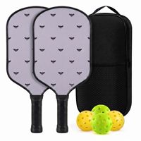 Raket Pickleball Profesional T700 Serat Karbon Ringan Inti Polimer Sarang Lebah untuk Luar Ruangan Grosir