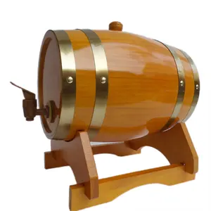 Halerbos-minilicor de madera personalizado, barril de almacenamiento para cerveza, vino, whisky, whisky bourbon