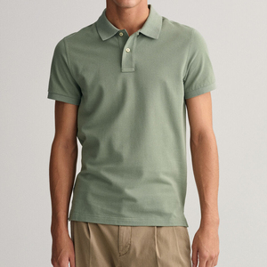 Il servizio di Polo T- Shirt da uomo in cotone 100% aggiunge il tuo <span class=keywords><strong>testo</strong></span> <span class=keywords><strong>e</strong></span> la tua Polo da Golf uniforme in tinta unita - Product Image 1