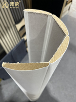 Panneau mural flexible en tambour, texture velours, daim, MDF, insonorisant, ignifuge, décoration intérieure, vente en gros, usine OEM