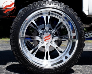 Jantes de <span class=keywords><strong>camion</strong></span> en alliage d'aluminium forgé à rebord profond personnalisées 24x14 26x14 26x16 8x170 8x180 6x135 6x139.7 pour F150 - Product Image 5