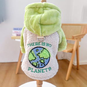 Ropa para mascotas para otoño e invierno, perros pequeños, cachorros, perros y gatos felices, ropa cálida y cómoda, ropa gruesa para el hogar - Product Image 5