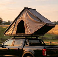 Tente de toit compacte RAYCIN en ABS rigide pour camping familial en plein air, abri pour véhicule, route