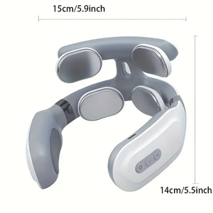 <span class=keywords><strong>Meilleur</strong></span> <span class=keywords><strong>protecteur</strong></span> de cou sans fil Masseur d'épaule et de cou à impulsion domestique Masseur électrique chauffant intelligent pour le cou - Product Image 5