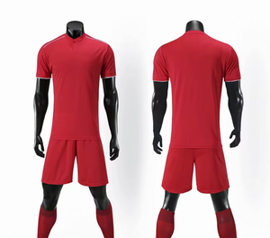 Toptan en kaliteli yüceltilmiş özel siyah boş futbol forması spor futbol forması kitleri - Product Image 2