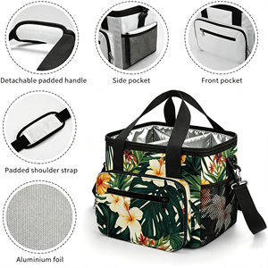 Sac isotherme personnalisé exclusif à ouverture supérieure avec séparateurs, impression à la demande, sac isotherme pour boissons imperméable MaileLei Culture - Product Image 1