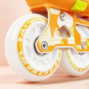 Patins à roulettes ajustables pour enfants, avec réglage par bouton, <span class=keywords><strong>roues</strong></span> PU lumineuses, pour garçons et filles débutants, pour l'extérieur - Product Image 6