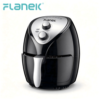 FLANEK FL-5522 Friteuse à air 3,5 L 1200 W à panier unique avec minuterie manuelle et thermostat réglable, cuisson sans huile