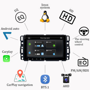 Autoradio Linux 8 pouces avec CarPlay sans fil, Android Auto, GPS, DSP, lecteur multimédia pour GMC Savana <span class=keywords><strong>Yukon</strong></span> Acadia 2007-2013 - Product Image 5