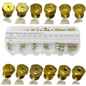 Kit de conversion d'orifice M6 à haute efficacité pour buse à jet en laiton pour cuisinière <span class=keywords><strong>compatible</strong></span> avec le propane GPL et le brûleur à gaz naturel - Product Image 4