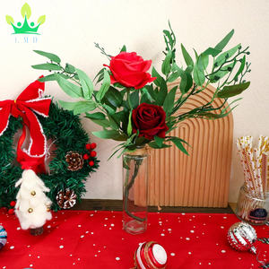 Tallo verde de Ruscus italiano artificial con semillas, espray de hoja verde para arco de boda, relleno de ramo, centro de mesa, decoración del hogar - Product Image 5