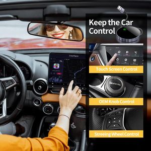 Fuawin USB inalámbrico Carplay Smart Box Dongle adaptador sin retraso <span class=keywords><strong>Mini</strong></span> inteligente para <span class=keywords><strong>iPhone</strong></span> Oem Car Play para coche Cadillac mercedes-benz - Product Image 6