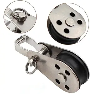 Supplier 25mm Stainless Steel Mini Sailing Block Sailboat Pulley Kayak Ytach Pulley