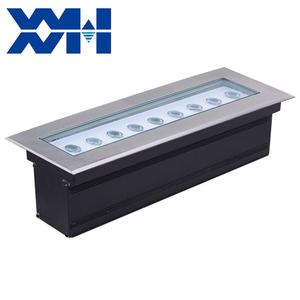 Paesaggio esterno IP67 e IP68 in acciaio inox 3000K 18W bianco caldo RGB da incasso lineare muro lavacristallo luci interrate - Product Image 1