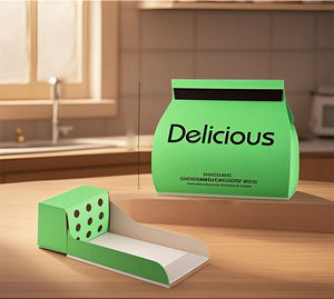 Fabricant de paquets de cuisson Gâteaux à bas <span class=keywords><strong>prix</strong></span> Desserts Biscuits <span class=keywords><strong>Macaron</strong></span> Papier Biscuits Boîte d'emballage - Product Image 2